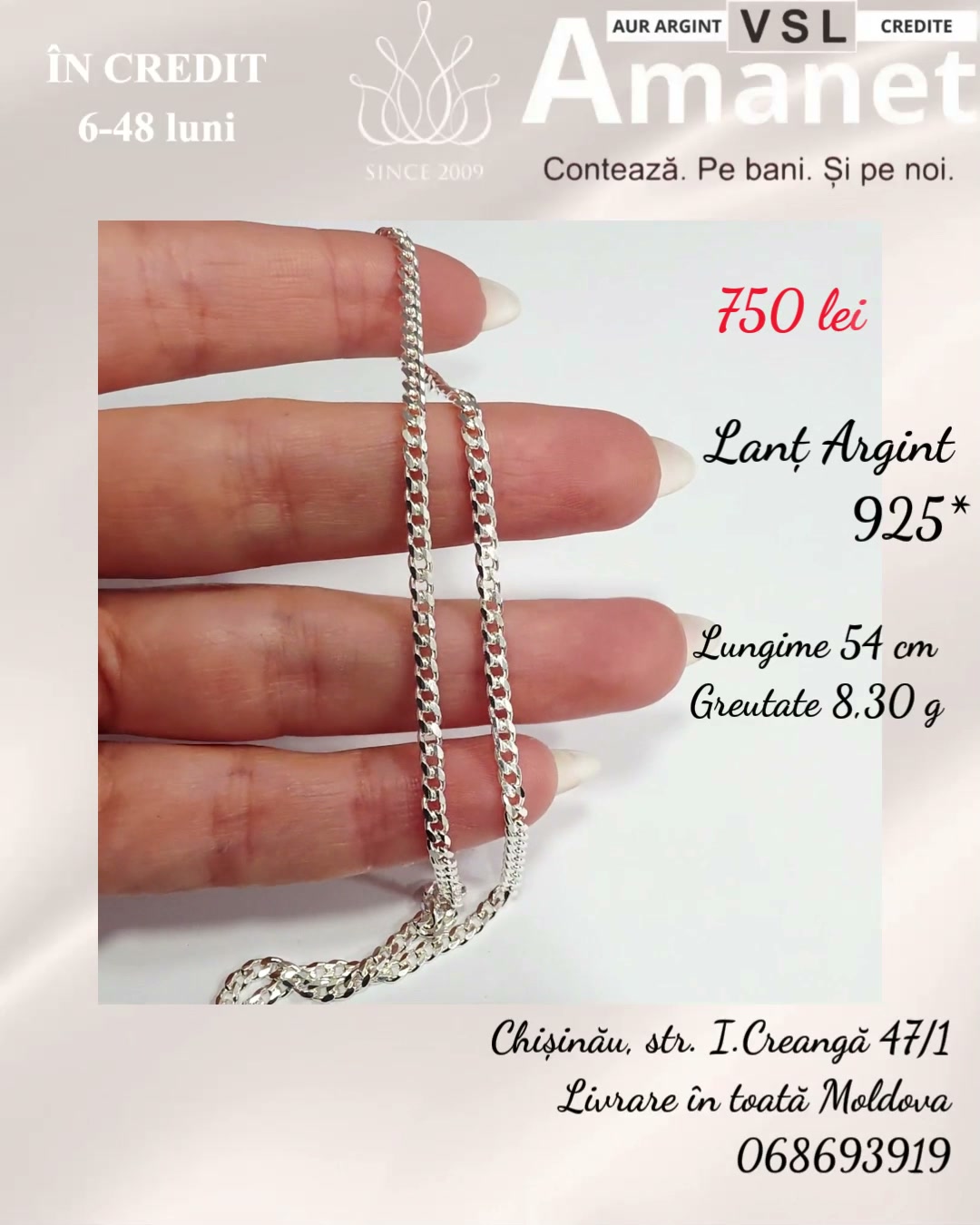 Video Lanț Argint 925*