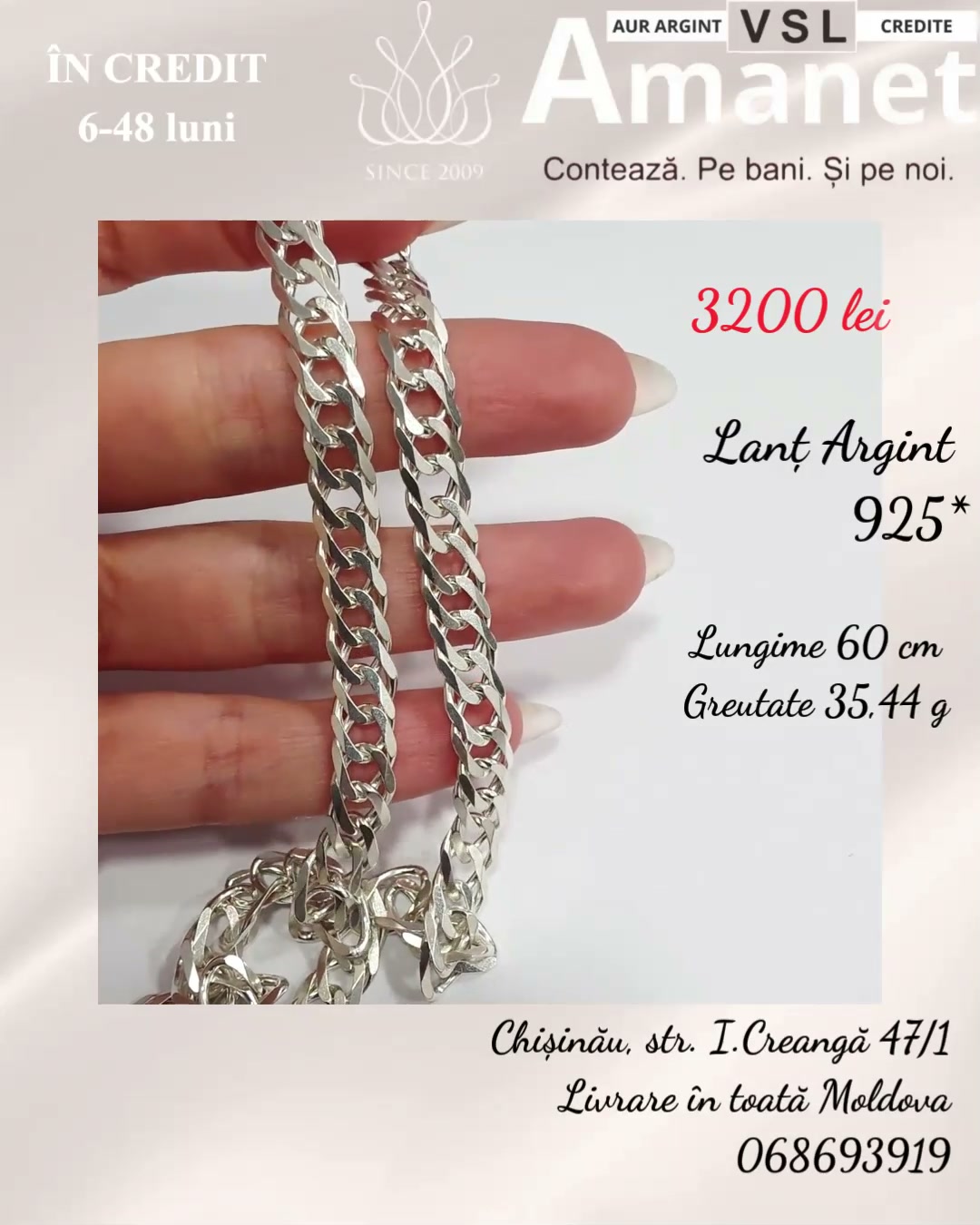Video Lanț Argint 925*