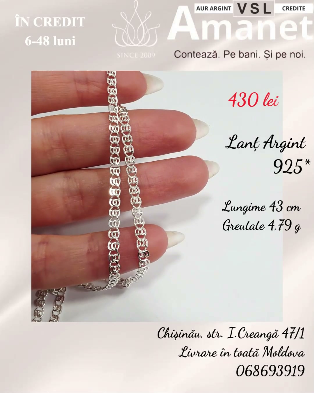 Video Lanț Argint 925*