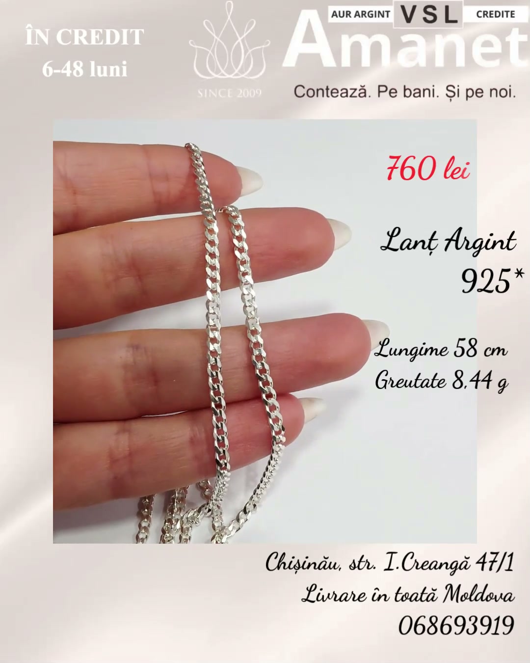 Video Lanț Argint 925*