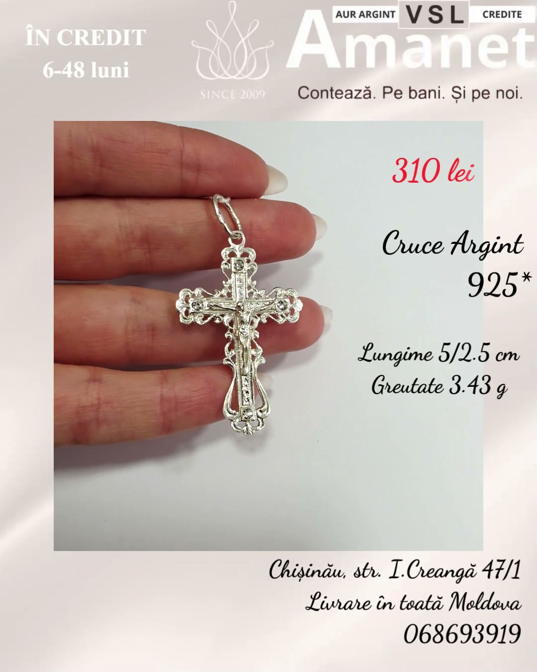 Video Cruce Argint 925*