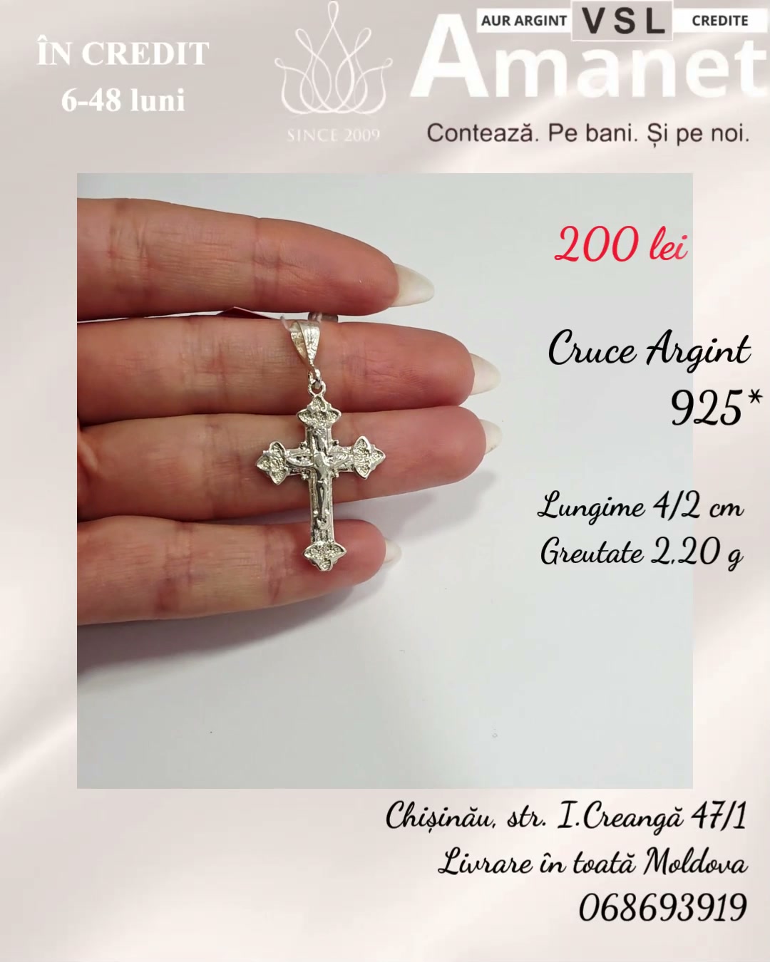Video Cruce Argint 925*