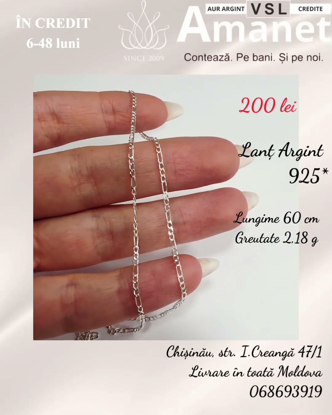 Video Lanț Argint 925*