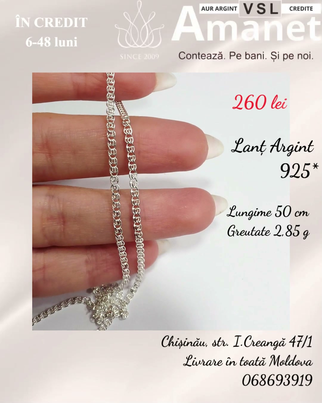 Video Lanț Argint 925*