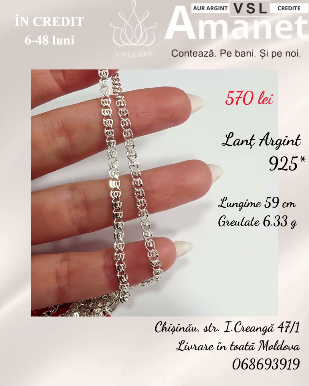 Video Lanț Argint 925*