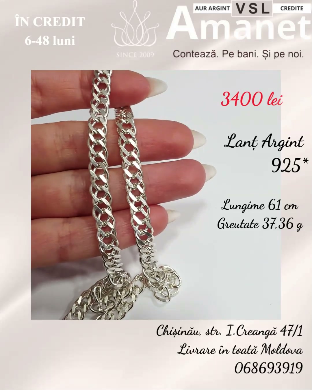 Video Lanț Argint 925*
