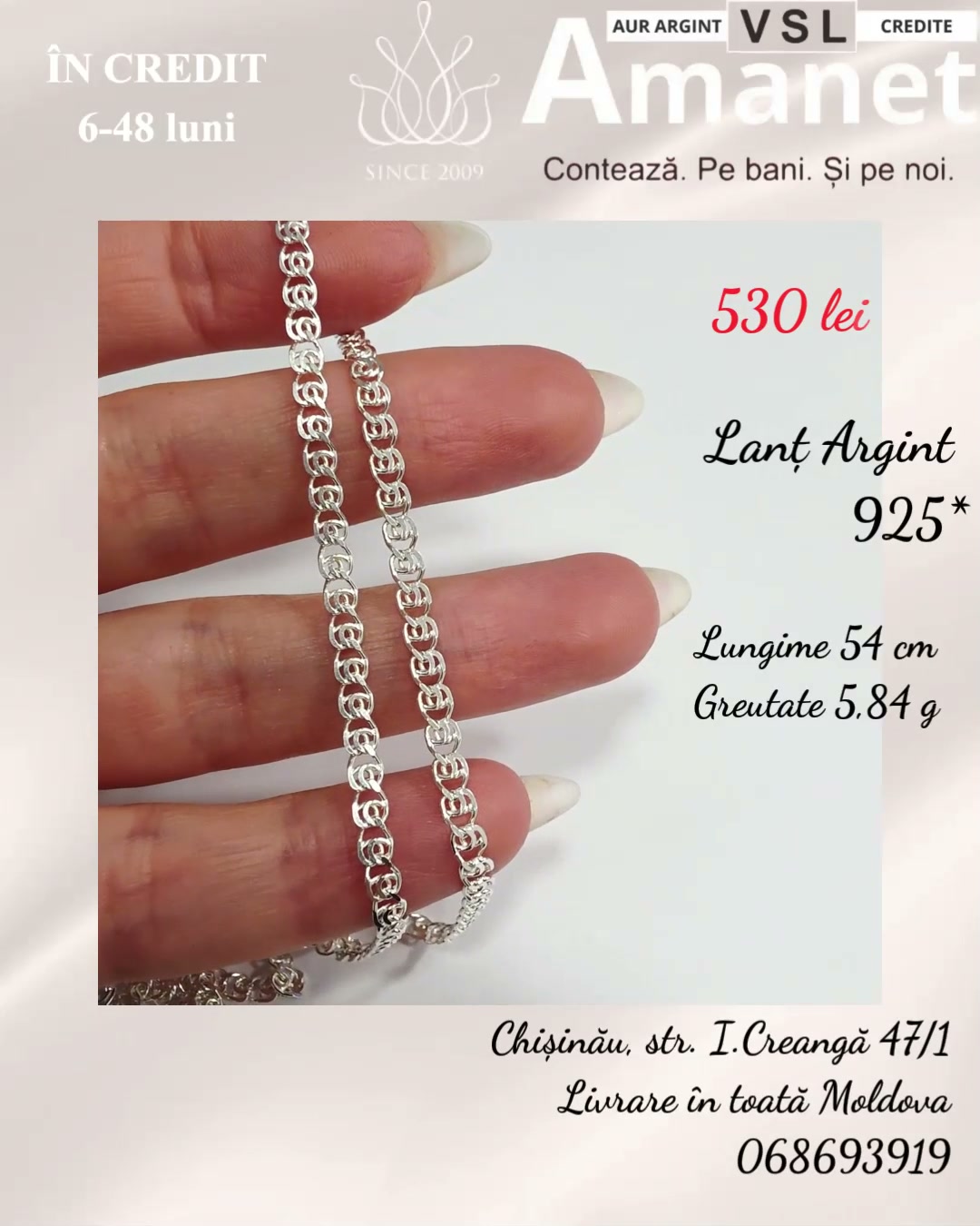 Video Lanț Argint 925*