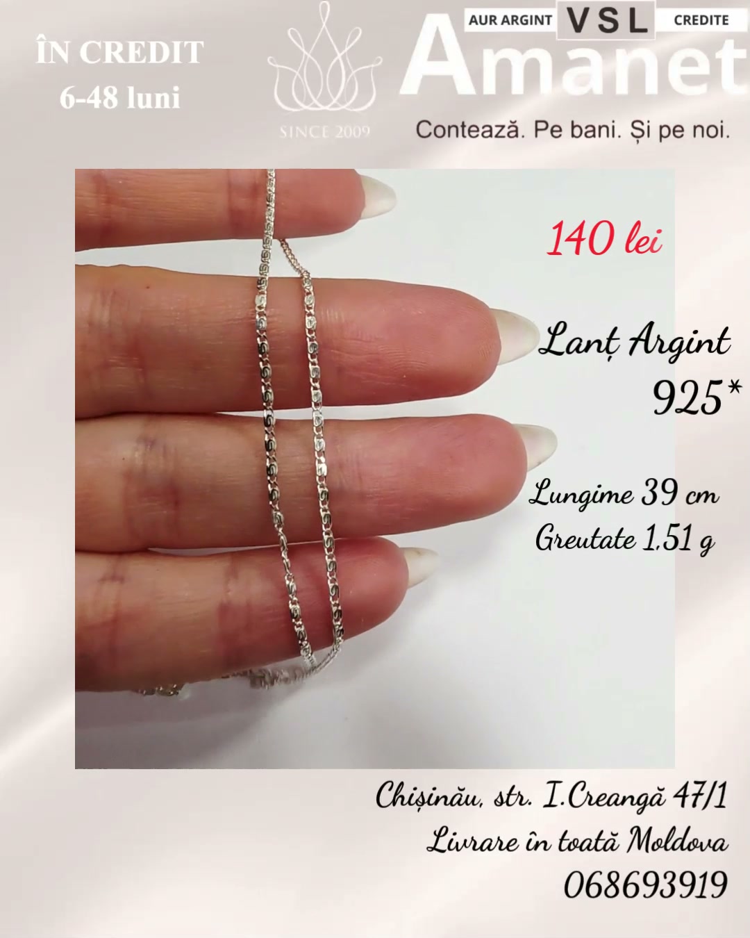 Video Lanț Argint 925*