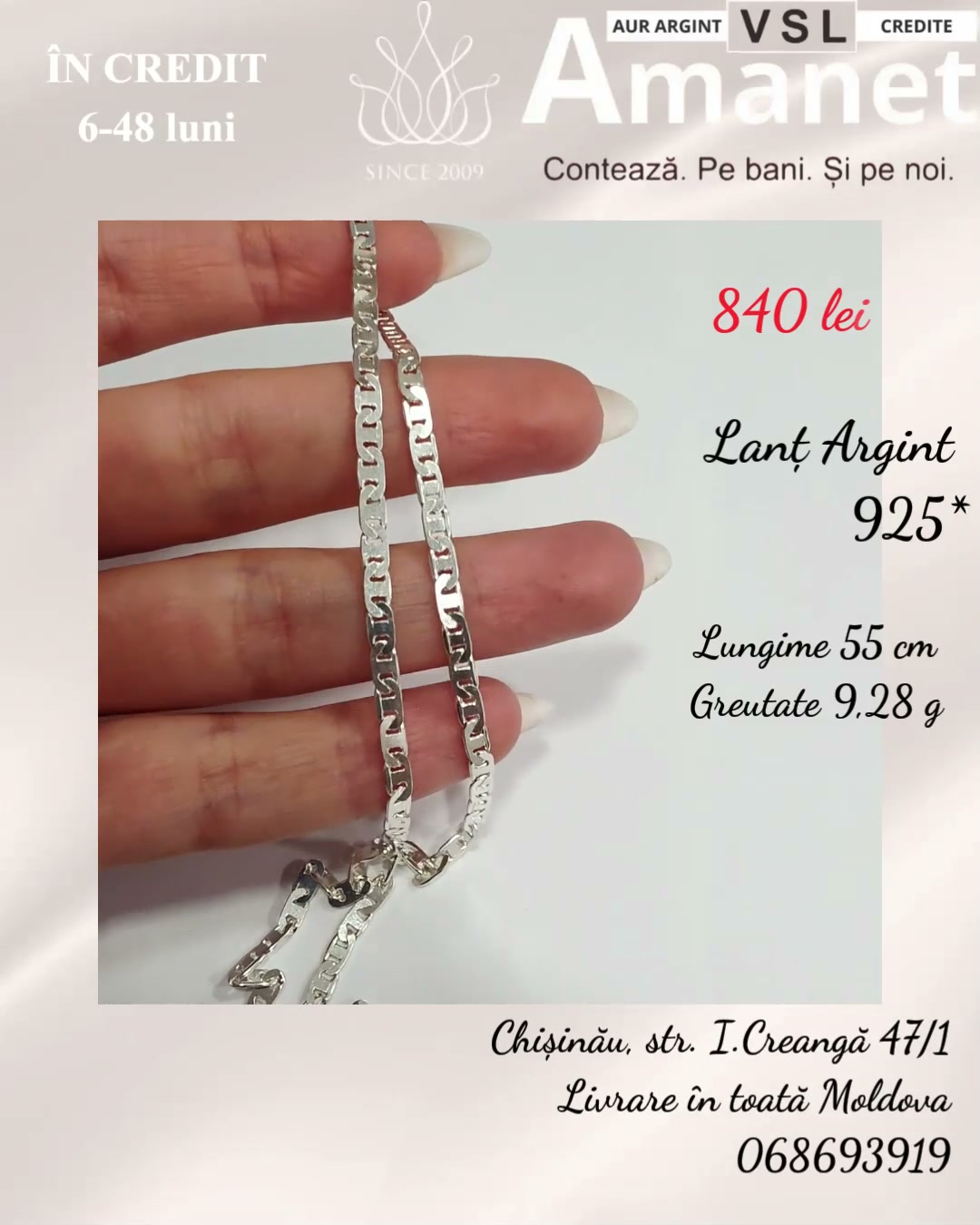 Video Lanț Argint 925*