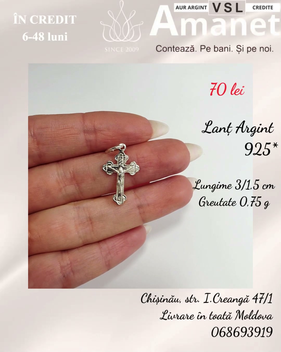 Video Cruce Argint 925*