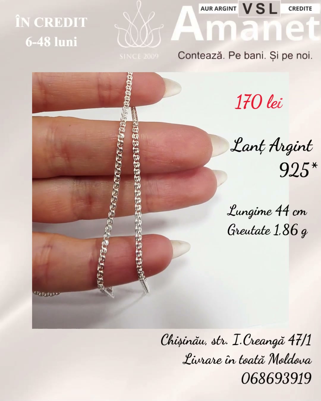 Video Lanț Argint 925*