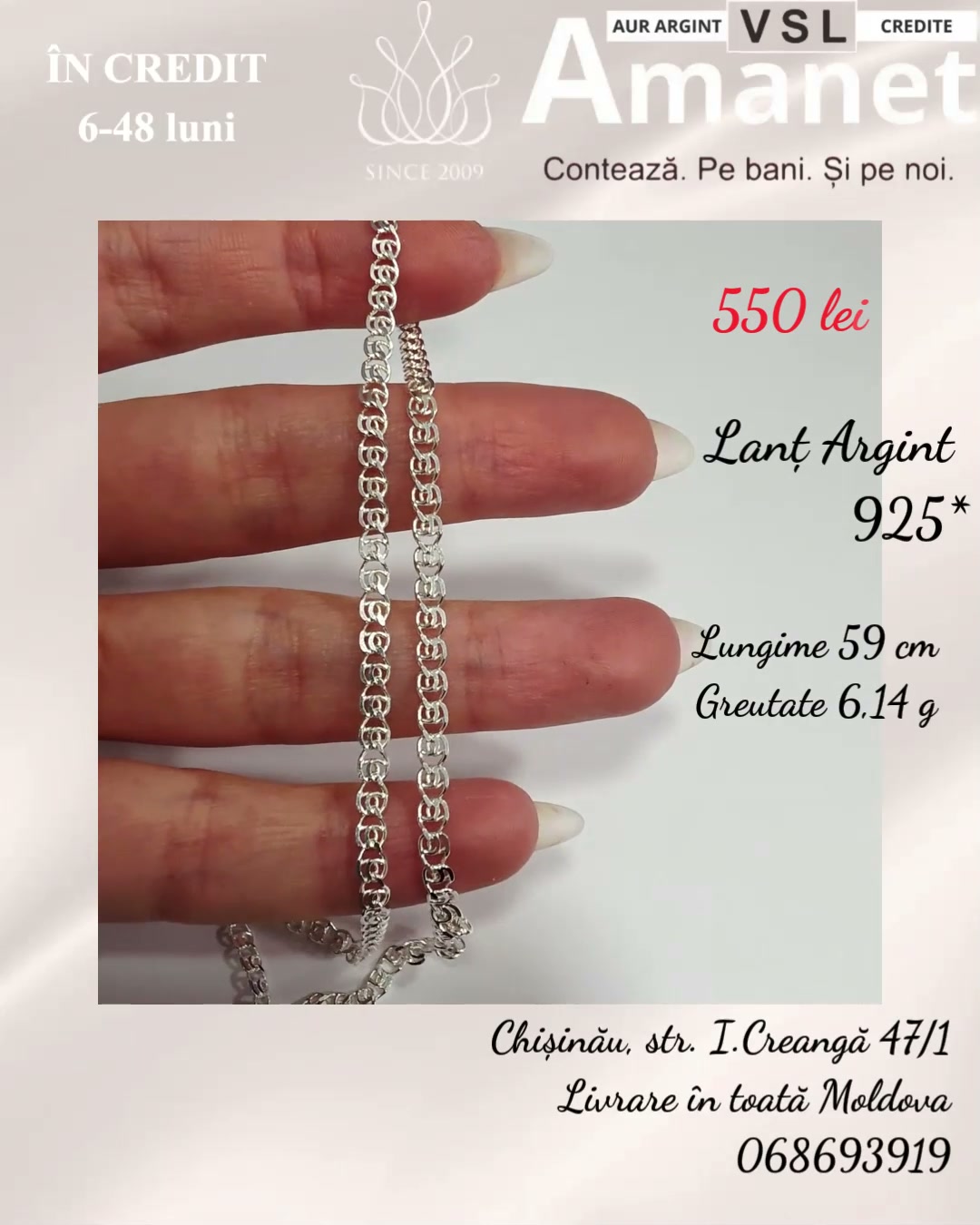 Video Lanț Argint 925*