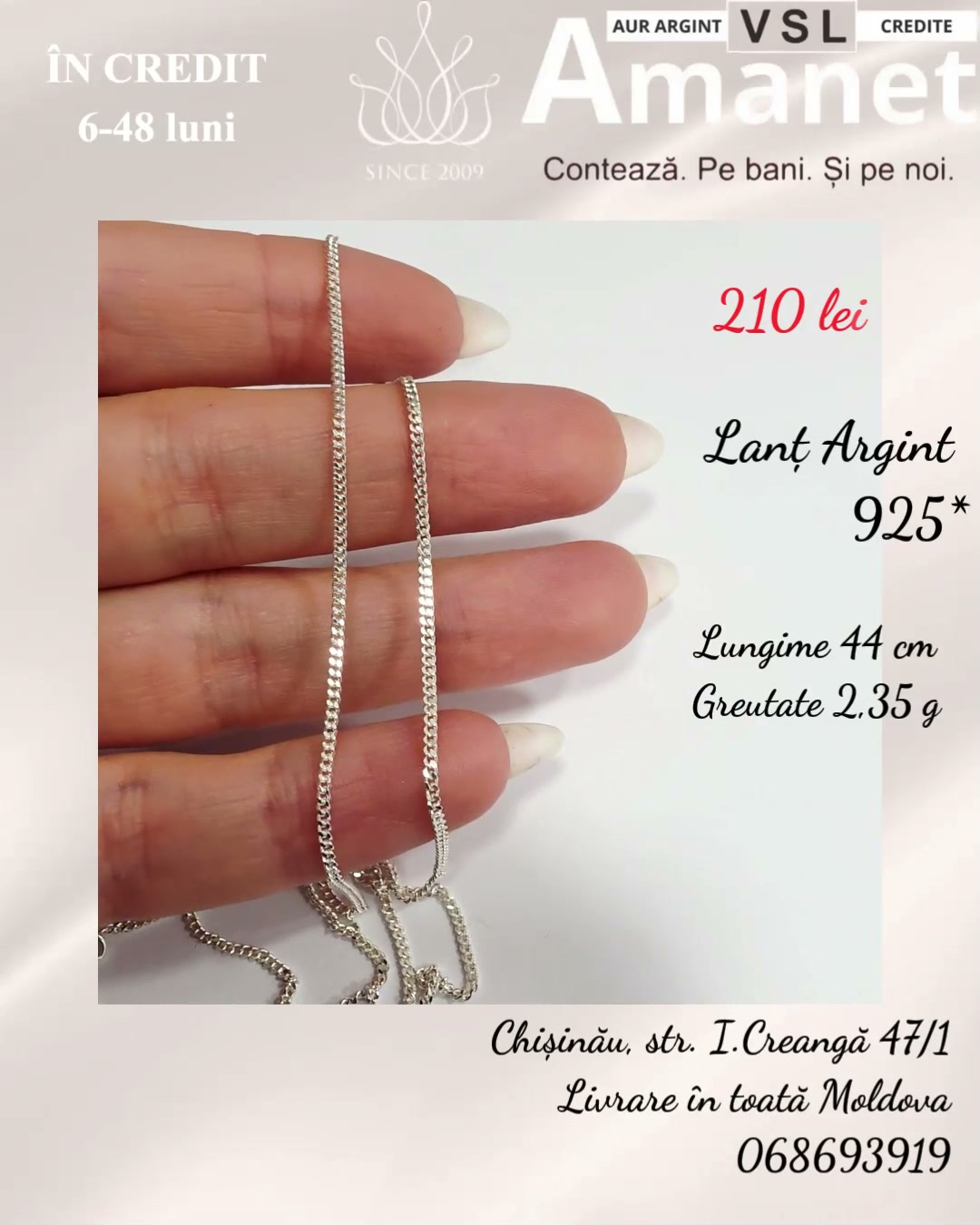 Video Lanț Argint 925*