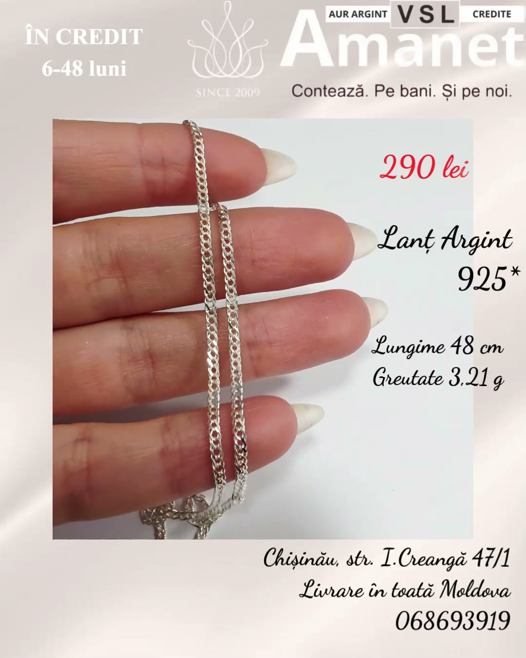 Video Lanț Argint 925*