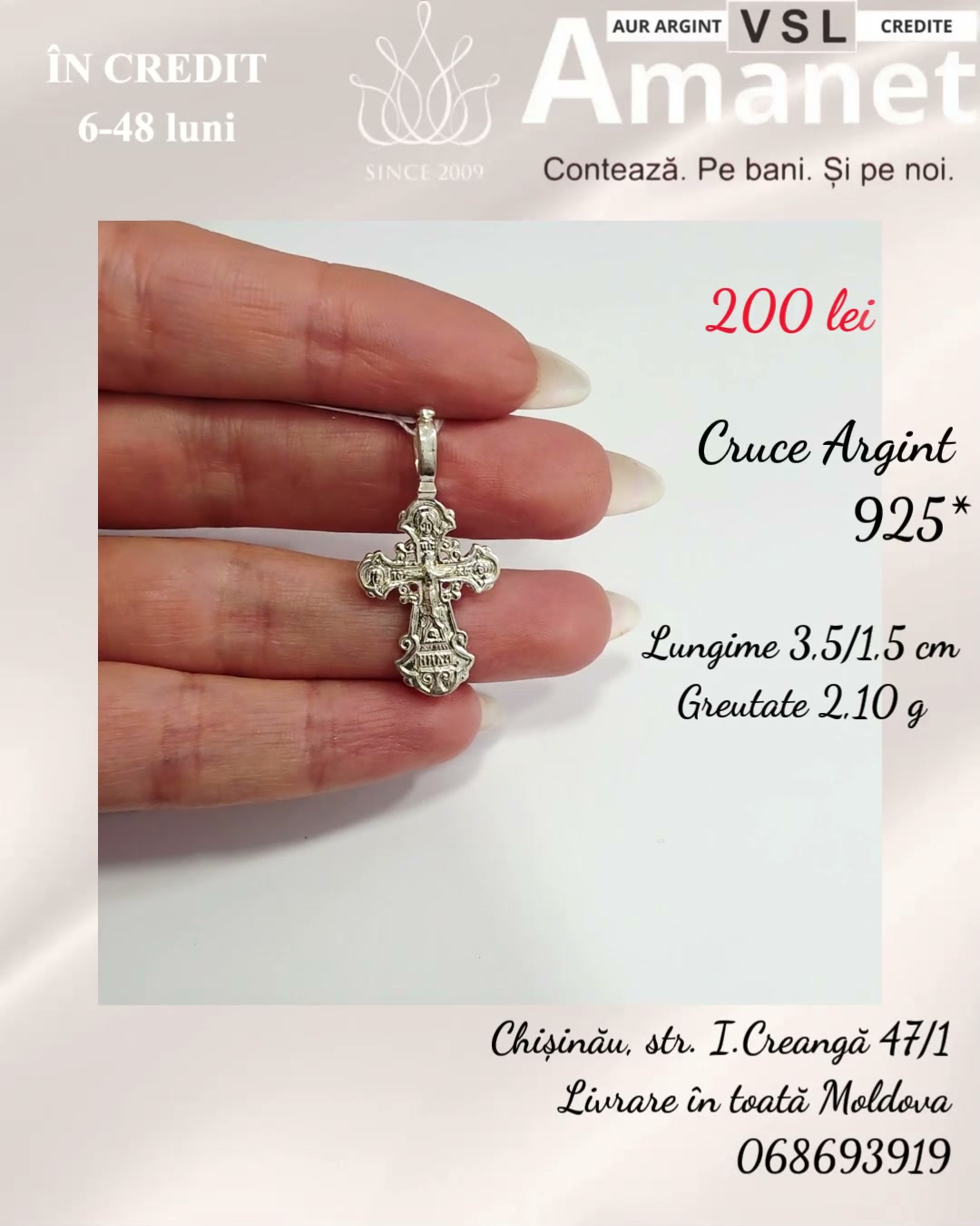 Video Cruce Argint 925*