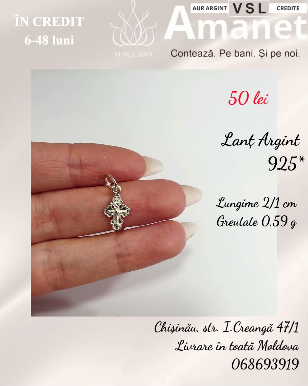 Video Cruce Argint 925*