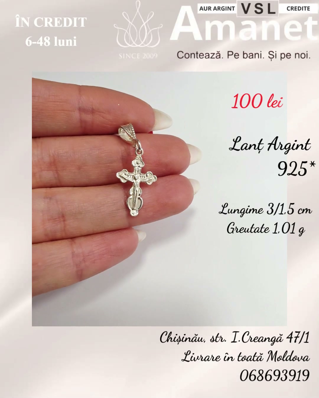 Video Cruce Argint 925*