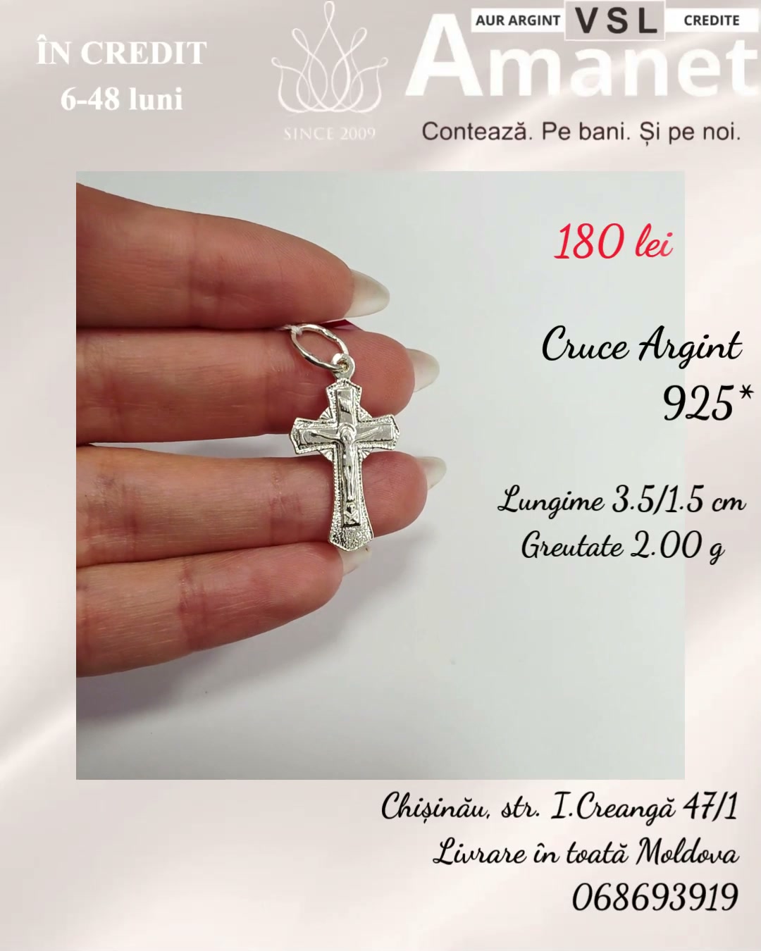 Video Cruce Argint 925*