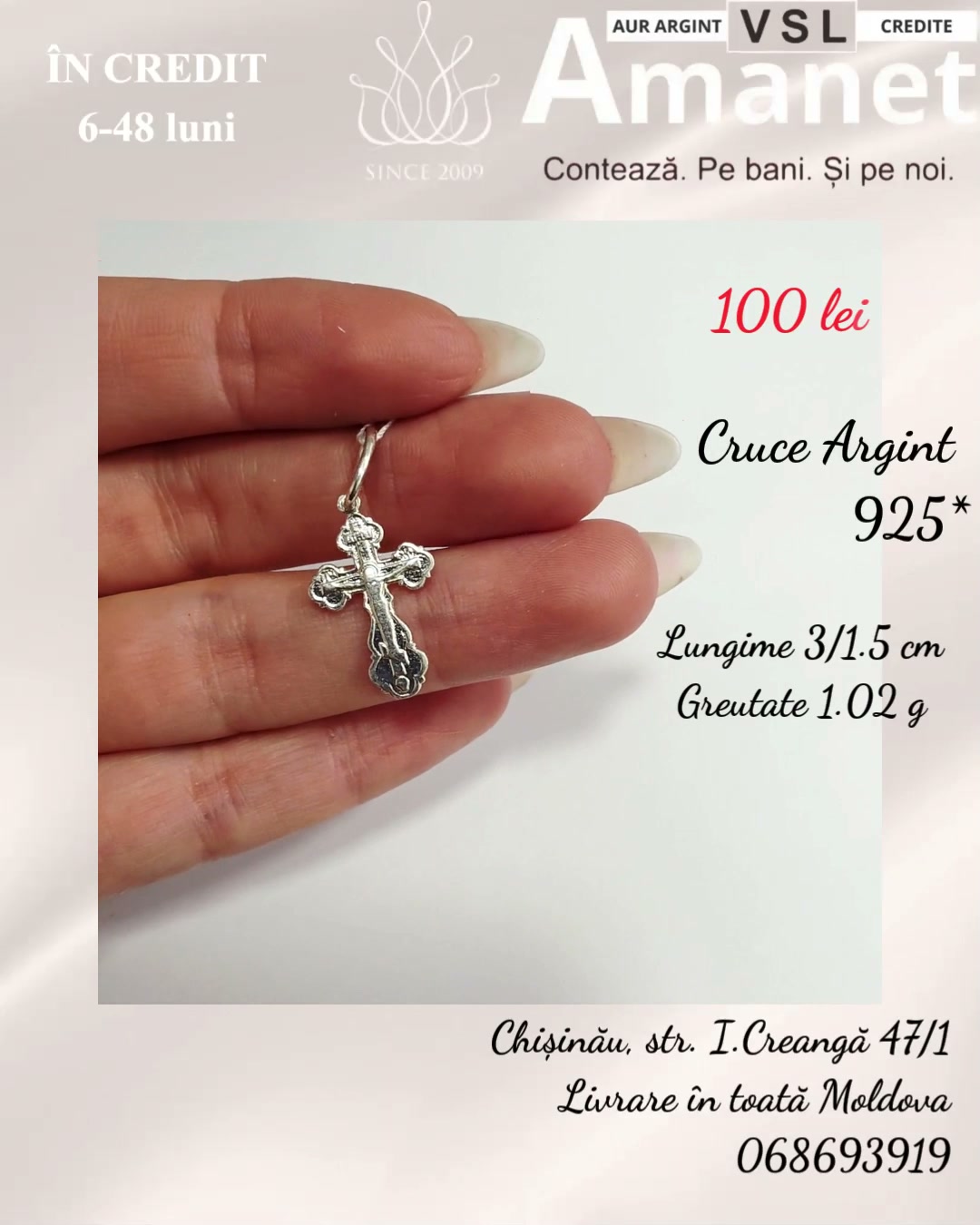 Video Cruce Argint 925*