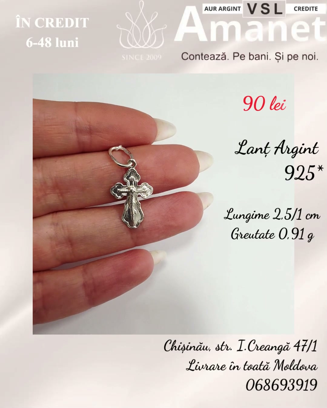 Video Cruce Argint 925*