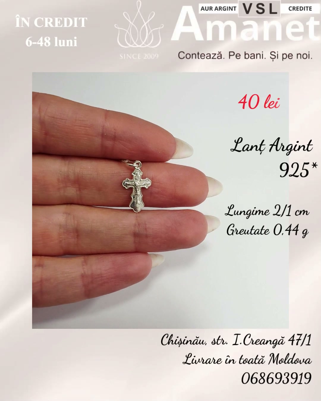 Video Cruce Argint 925*