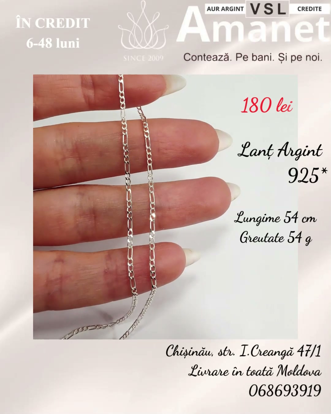 Video Lanț Argint 925*