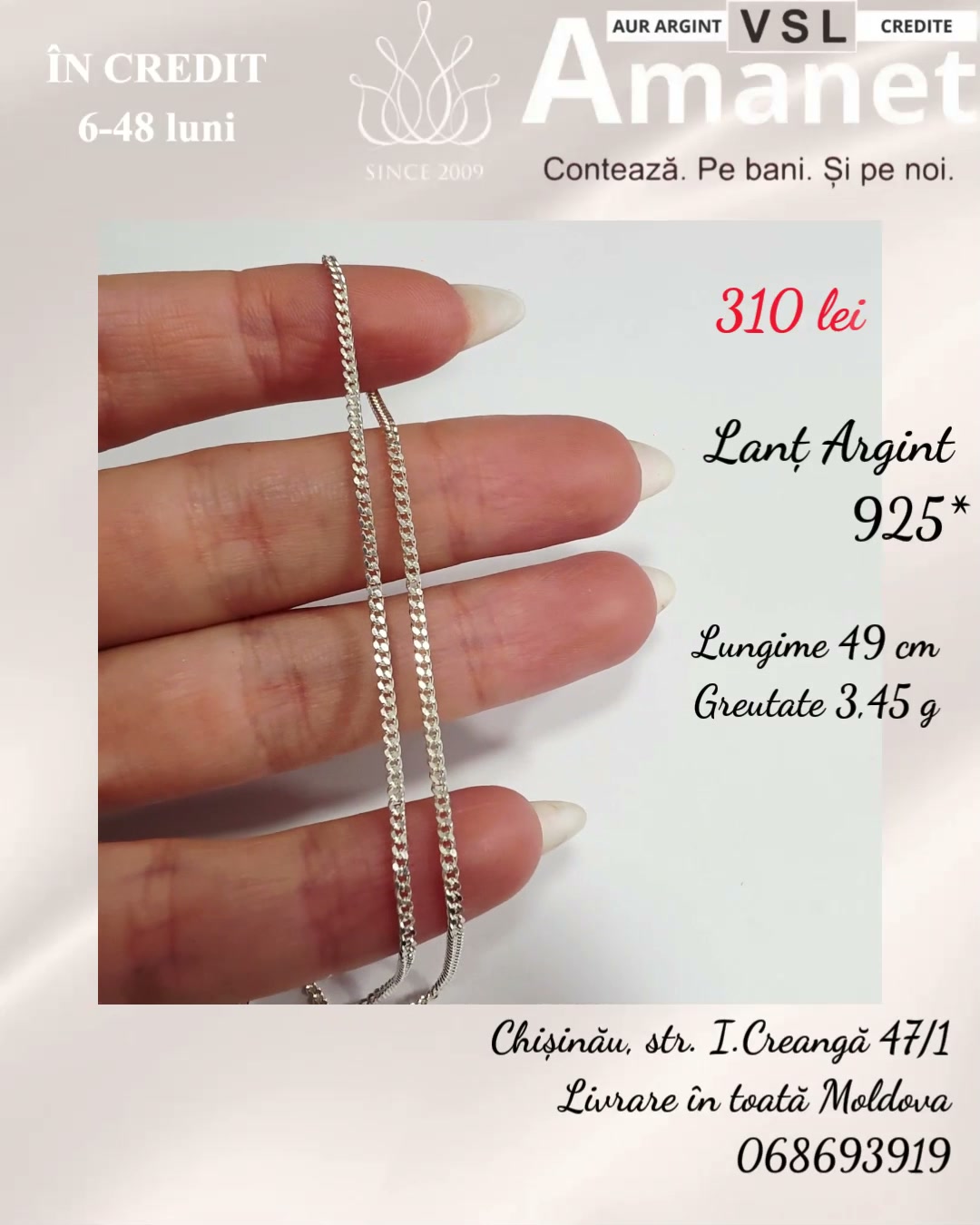 Video Lanț Argint 925*