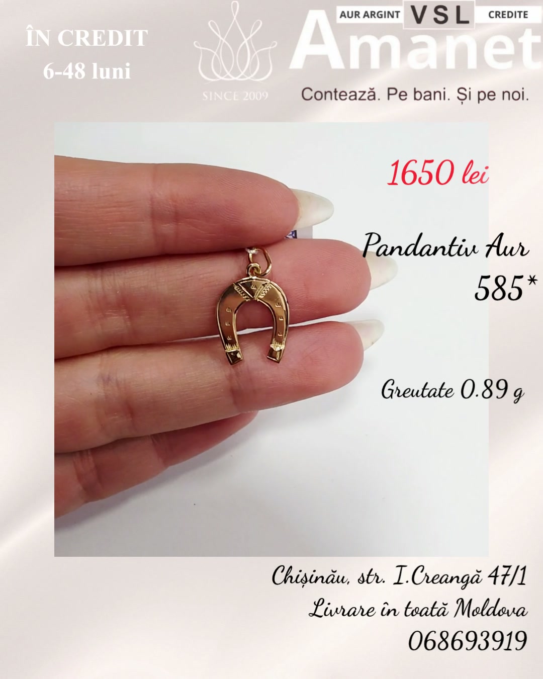 Pandantiv Aur 585*